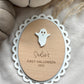 My First Halloween Plaque