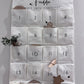 Personalised Fabric Advent Calendar - 24 Pockets