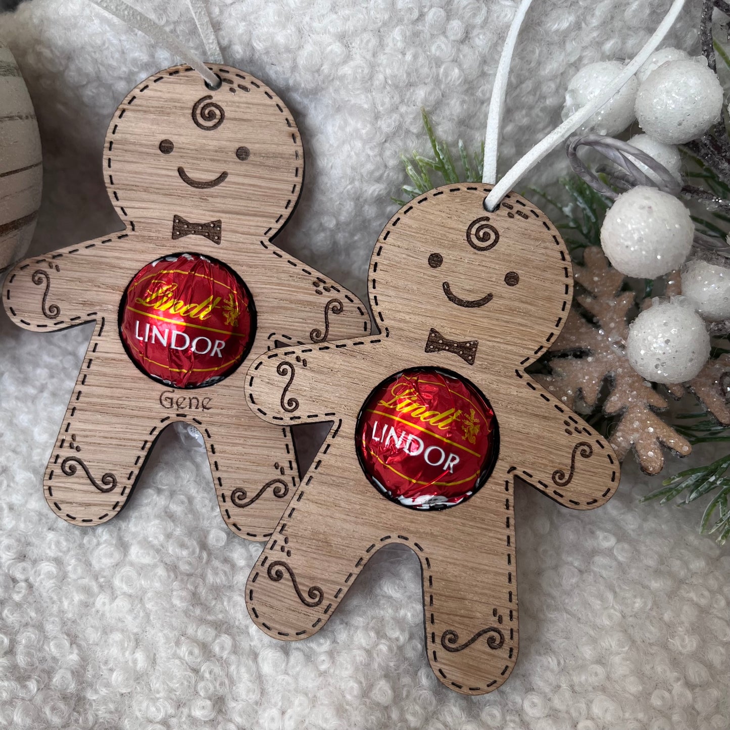 Personalised Tree Bauble - Lindt Chocolate Holder