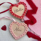 Valentines Scallop Heart Tag