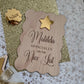 Nice List Star Personalised Plaque