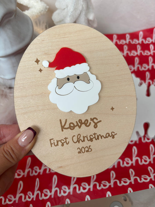 Santa Baby Personalised Plaque