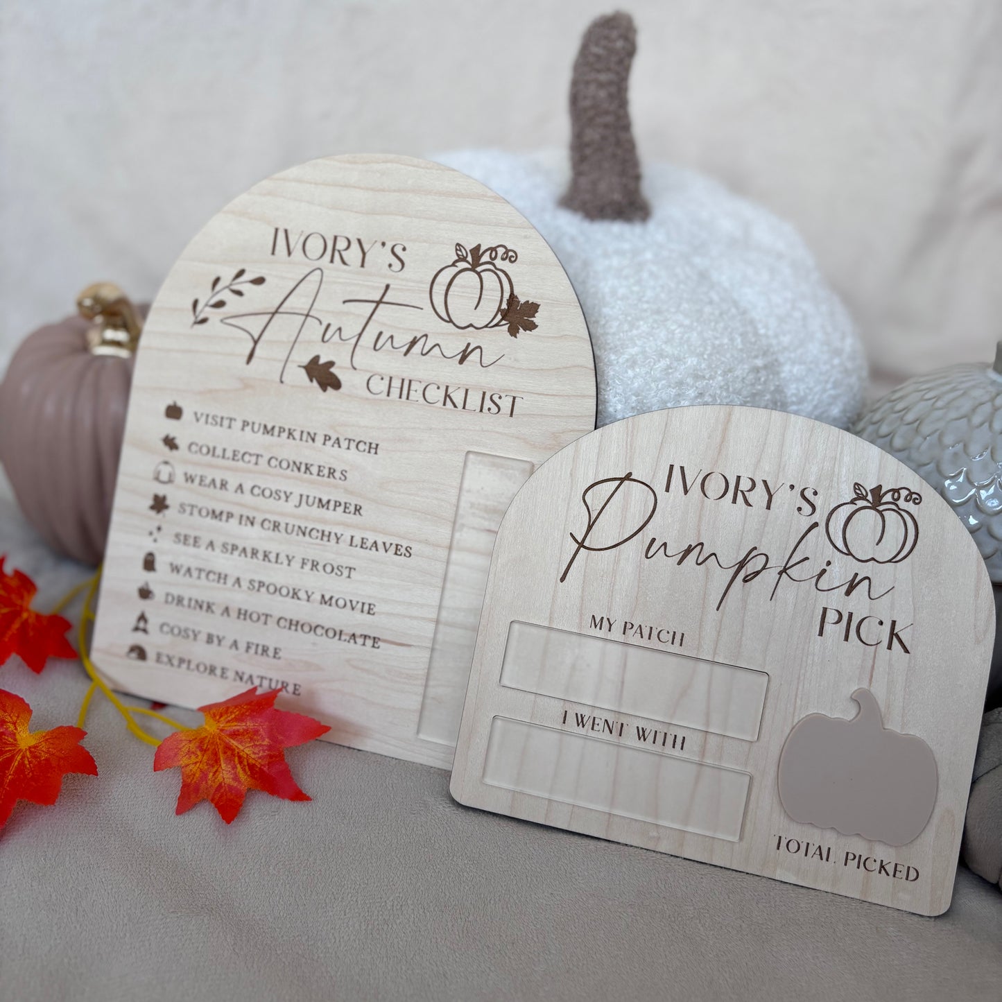 Personalised Pumpkin Patch Board