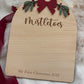 Mistletoes Footprint Plaque