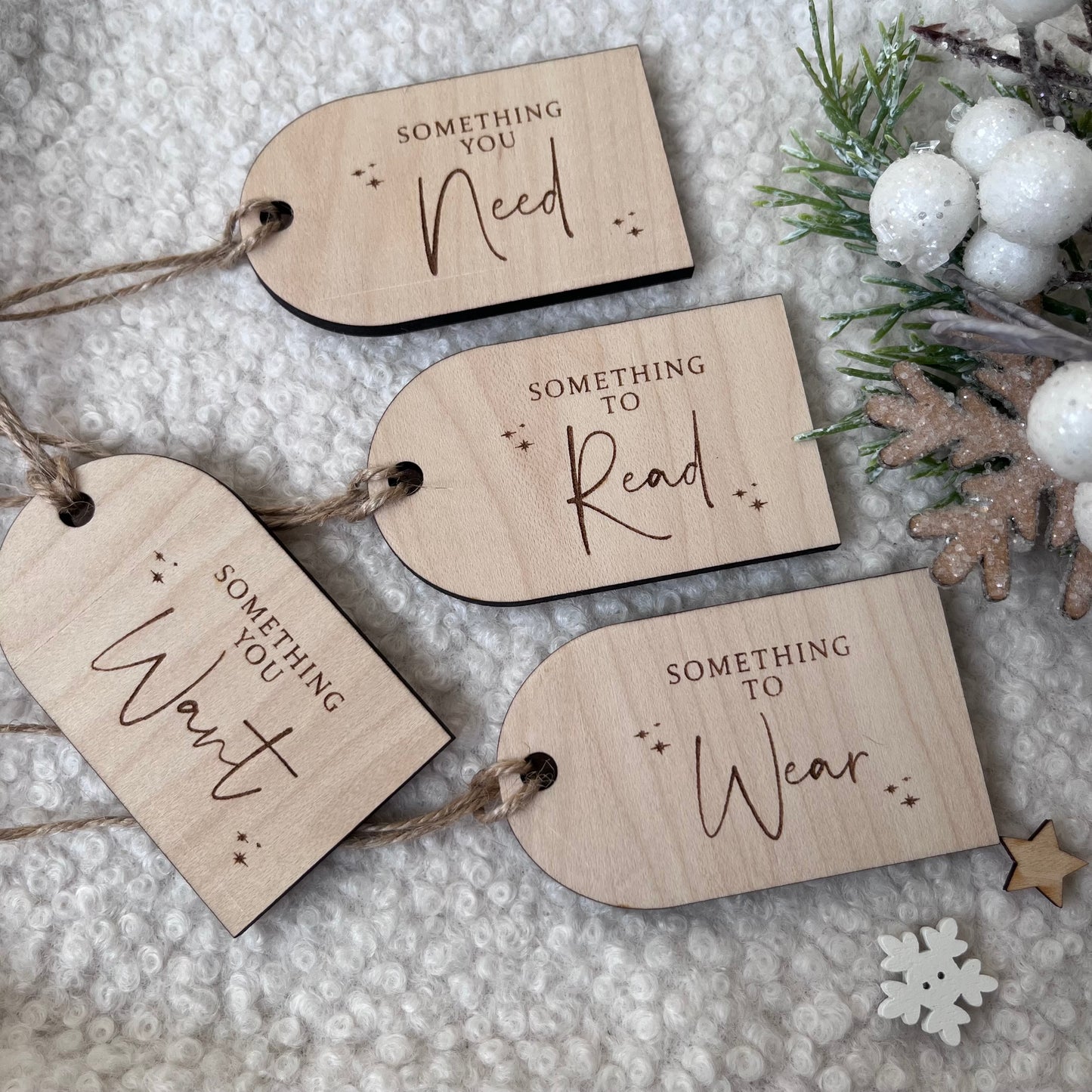 Mindful Gifting Wooden Tags