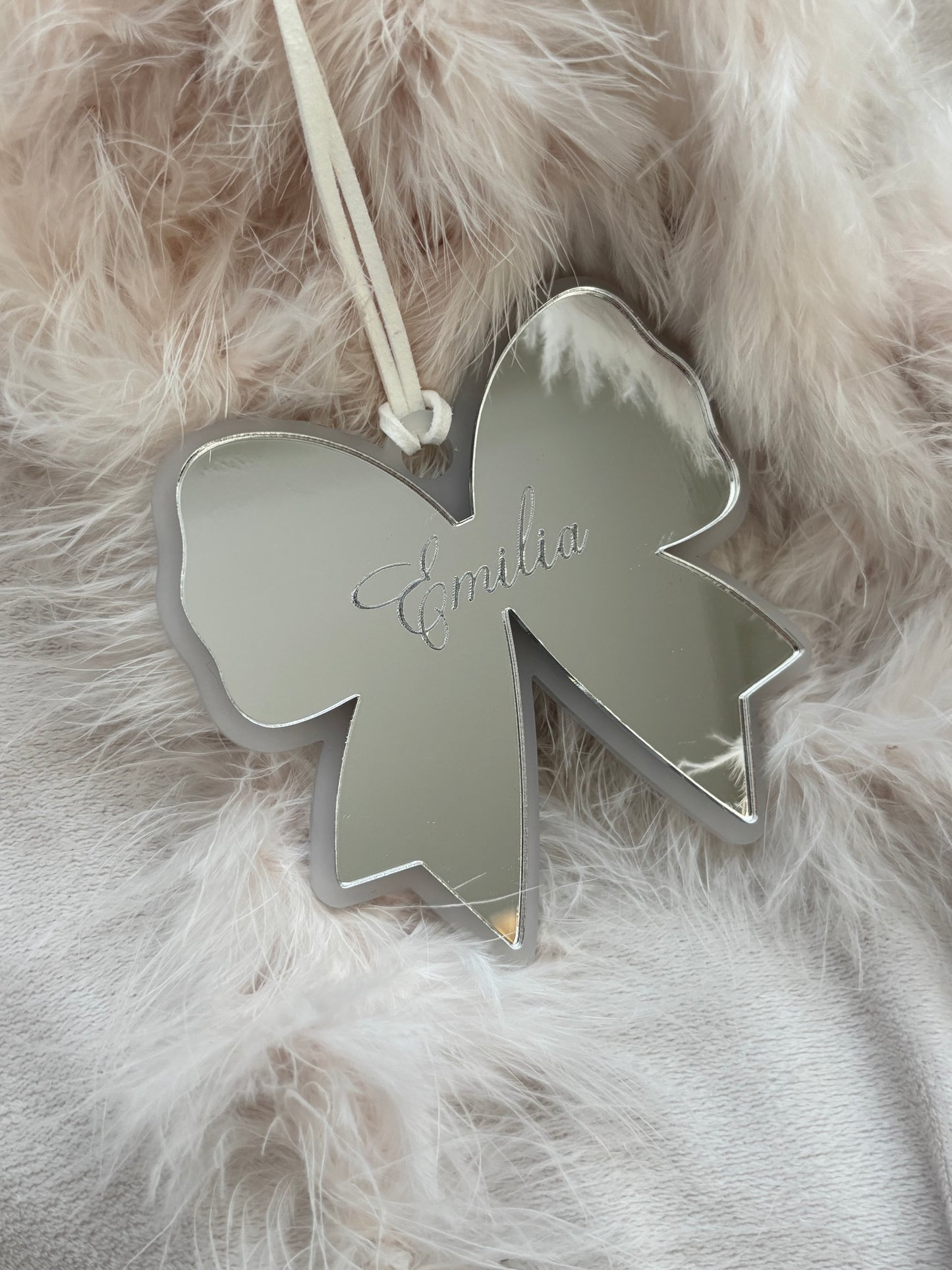 Personalised Bow Bauble