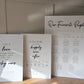 Monochrome Wedding Signage