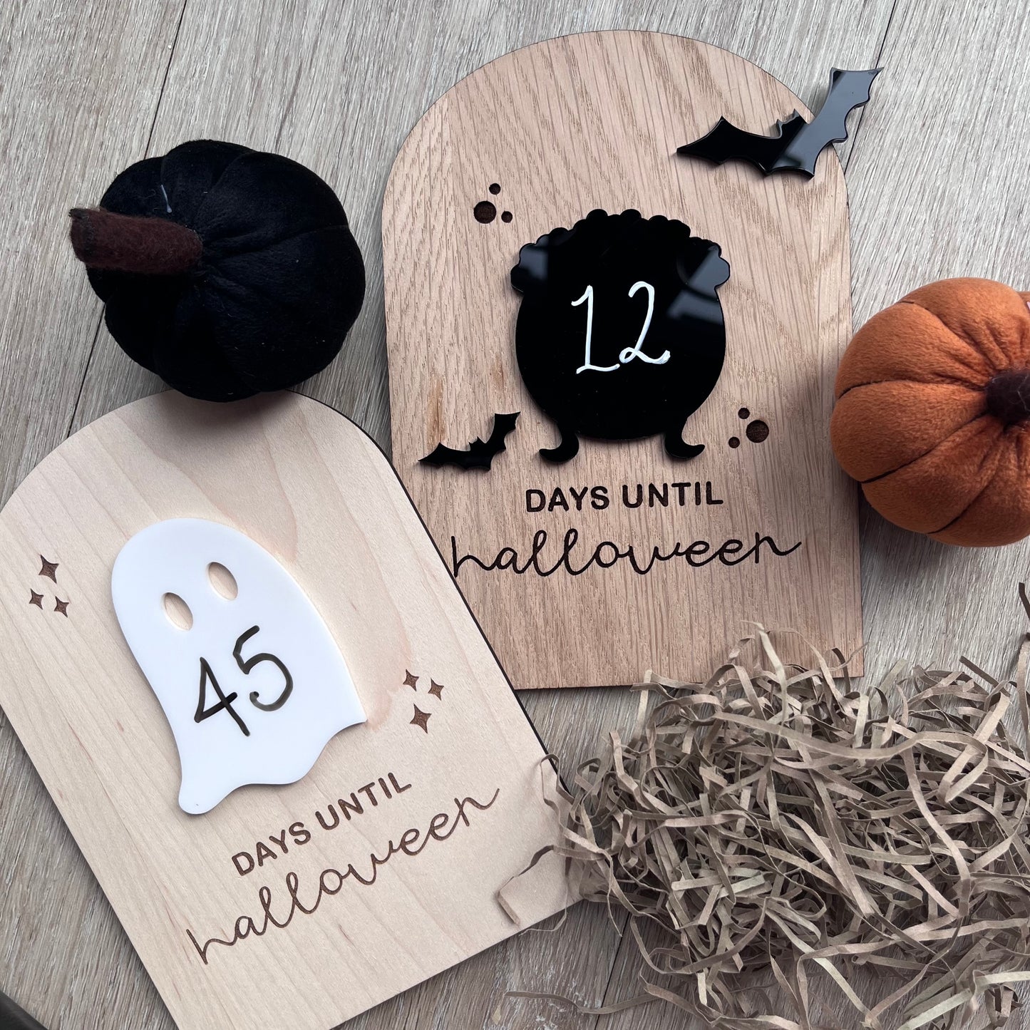 Halloween Countdown plaque