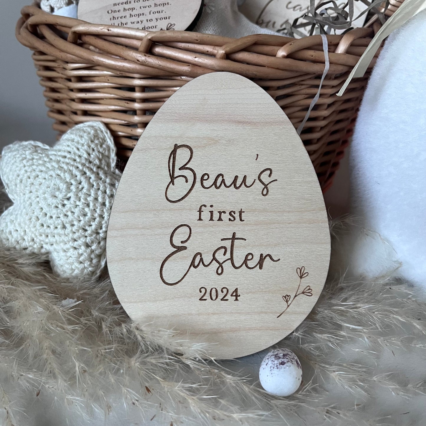 My First Easter Egg Personalised Keepsake Disc