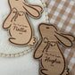 My First Easter Wooden Bunny Plaque