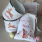 Personalised Easter Bunny Mug & Treat bag - Meadow