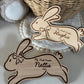 My First Easter Wooden Bunny Plaque