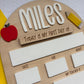 First Day of School Board - Apple