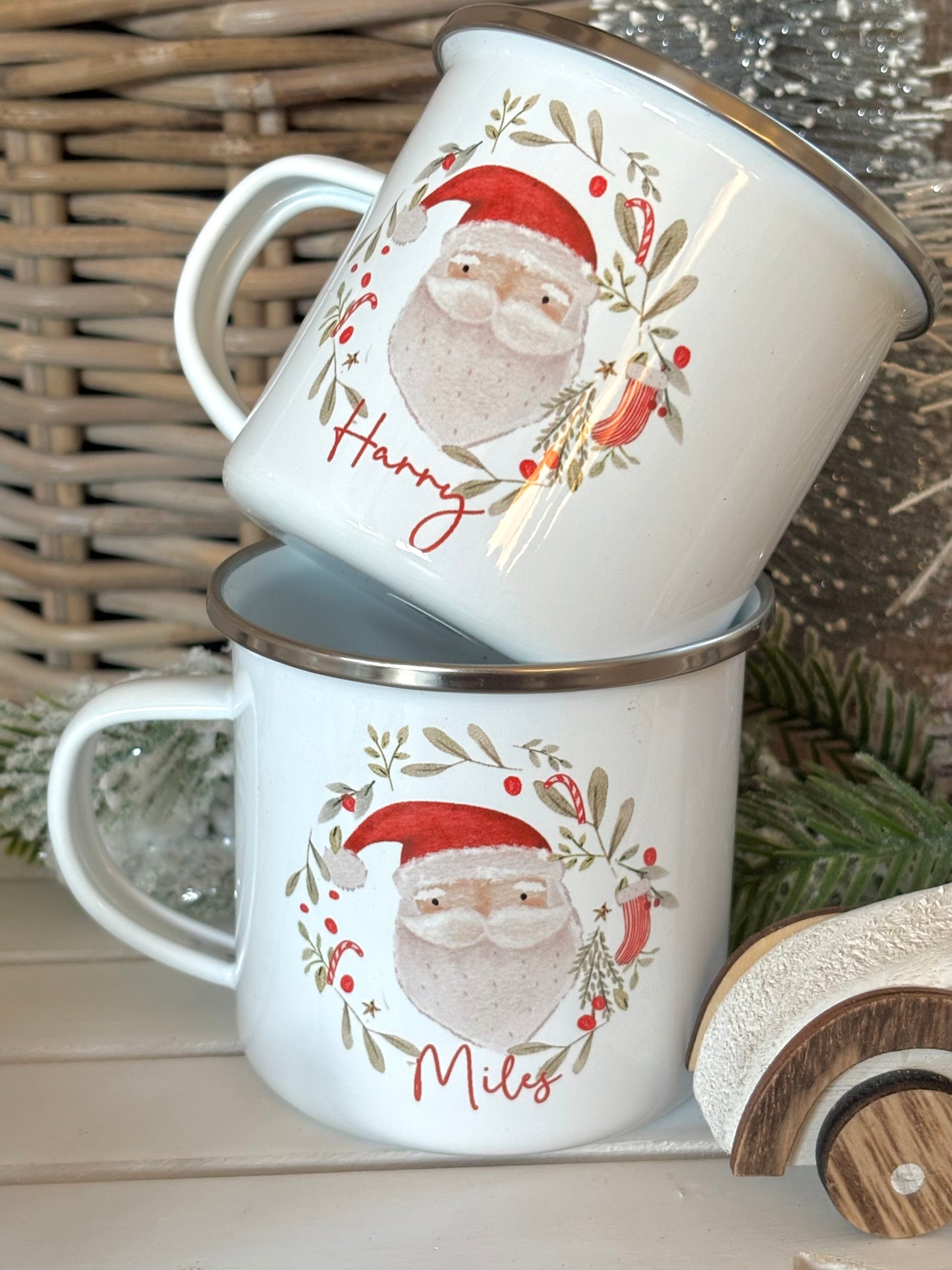 Personalised Santa Mug & Treat Bag