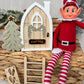 Personalised Magic Elf Door Christmas Shelf Sitter