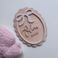 Bow Frame Name Announcement Plaque