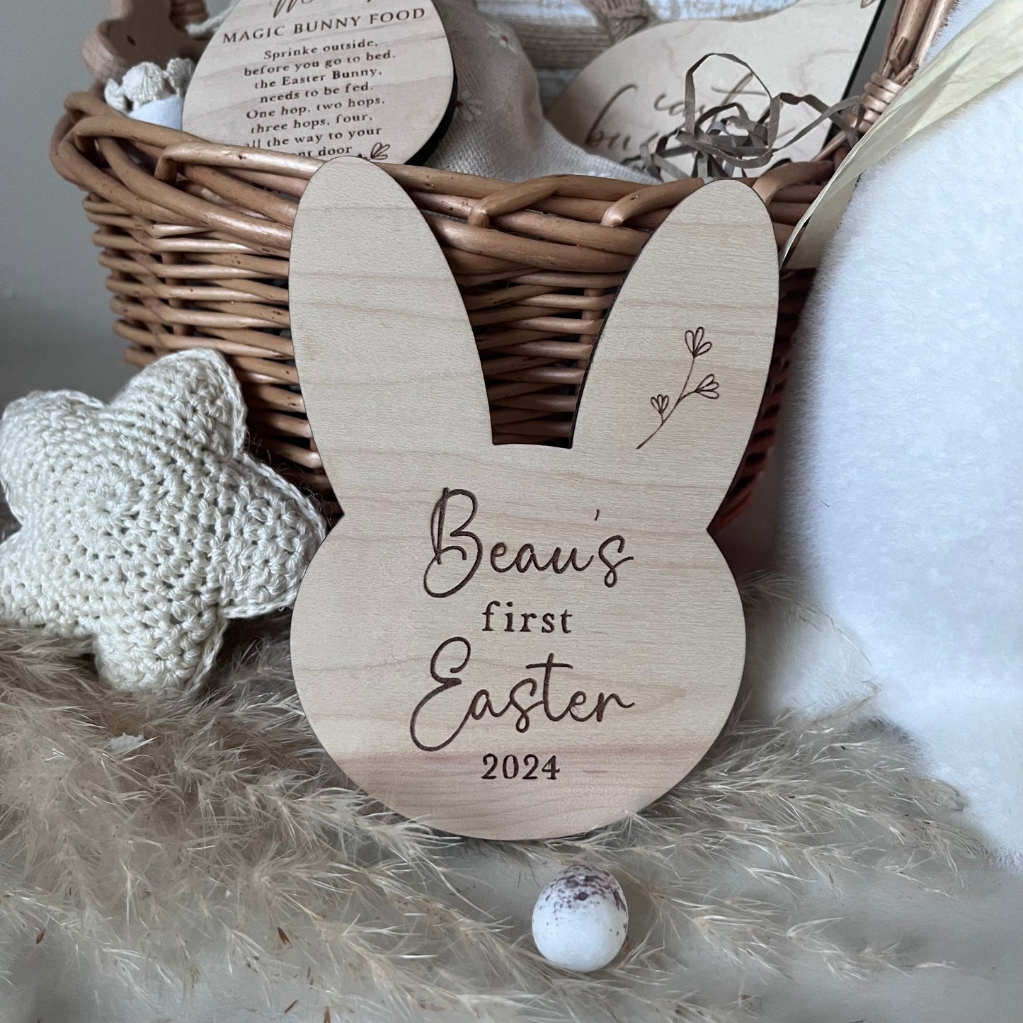 My First Easter Personalised Bunny Keepsake Disc