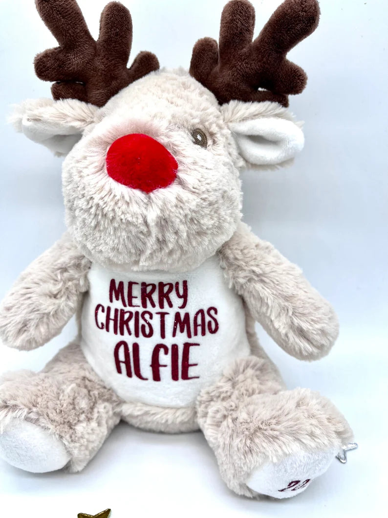 Personalised Rudolf Plush