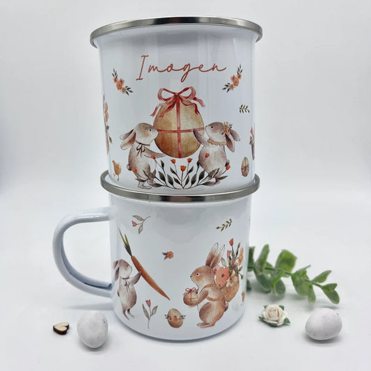 Personalised Easter Mug - Bunny & Bows