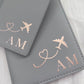 Luxury Passport & Luggage Tag Travel Set