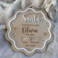 Santa Stop Here Personalised Plaque