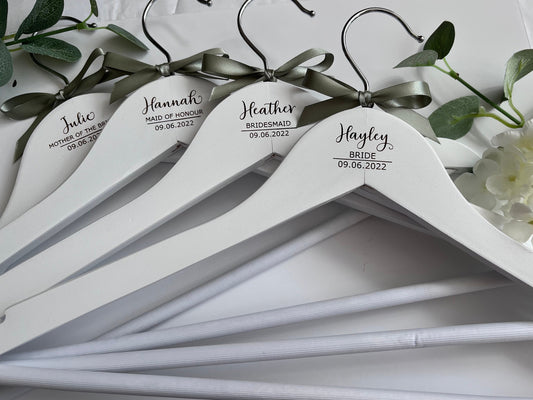 Personalised Wedding Coathangers