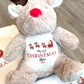 Personalised Rudolf Plush - Santa sleigh