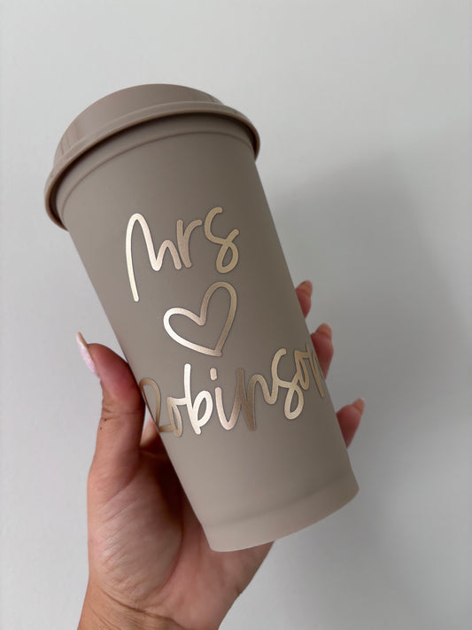 Teacher Coffee Cups - Heart