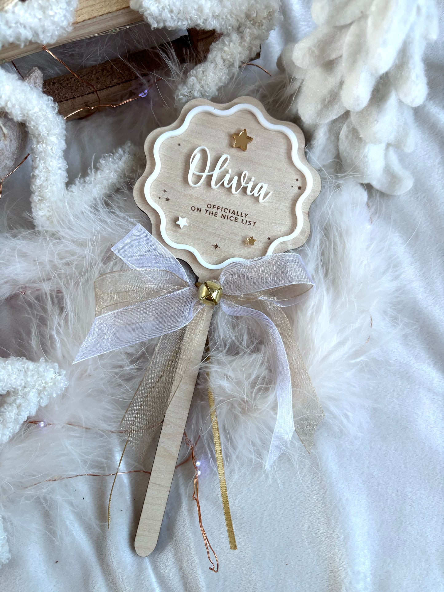 Personalised Luxury Nice List Wand