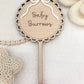 Personalised Wooden Cake Topper - Bow