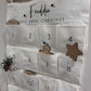 Personalised Fabric Advent Calendar - 24 Pockets