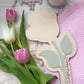 Mother's Day Flower Handprint Keepsake - First Mother’s Day Personalised Gift Plaque Wood and Acrylic