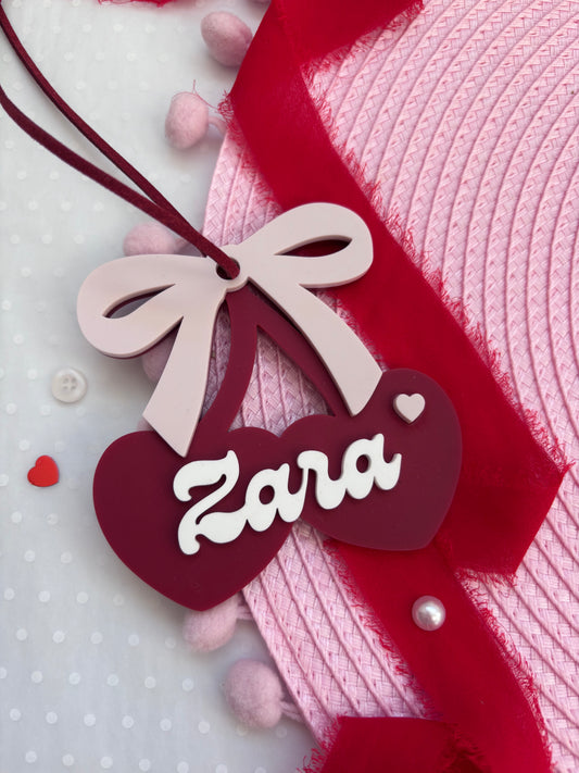 Personalised Cherry Tag