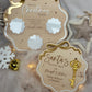 Santa’s Christmas Eve Treat Wavy Bow Board