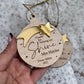 Personalised Thank you for helping me shine Teacher Bauble