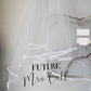 Personalised Bride To Be Veil