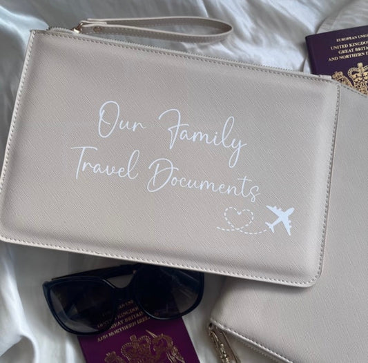 Luxury Personalised Travel Wallet