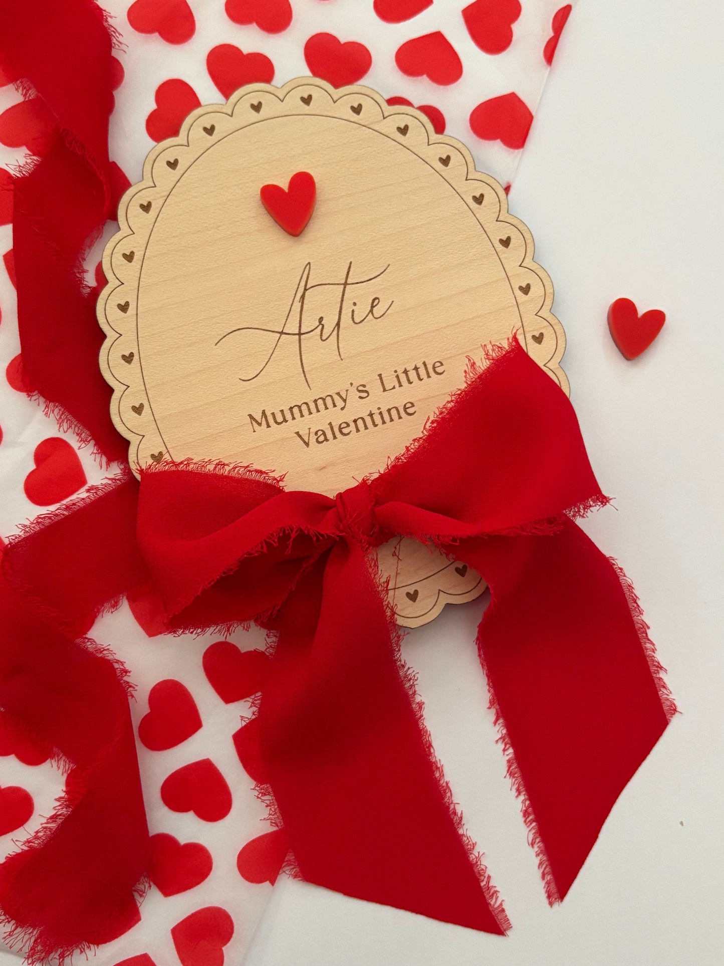 First Valentine’s Day Plaque