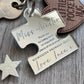 Personalised Teacher Puzzle Keyring