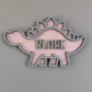 Dinosaur Bedroom Door Personalised Plaque
