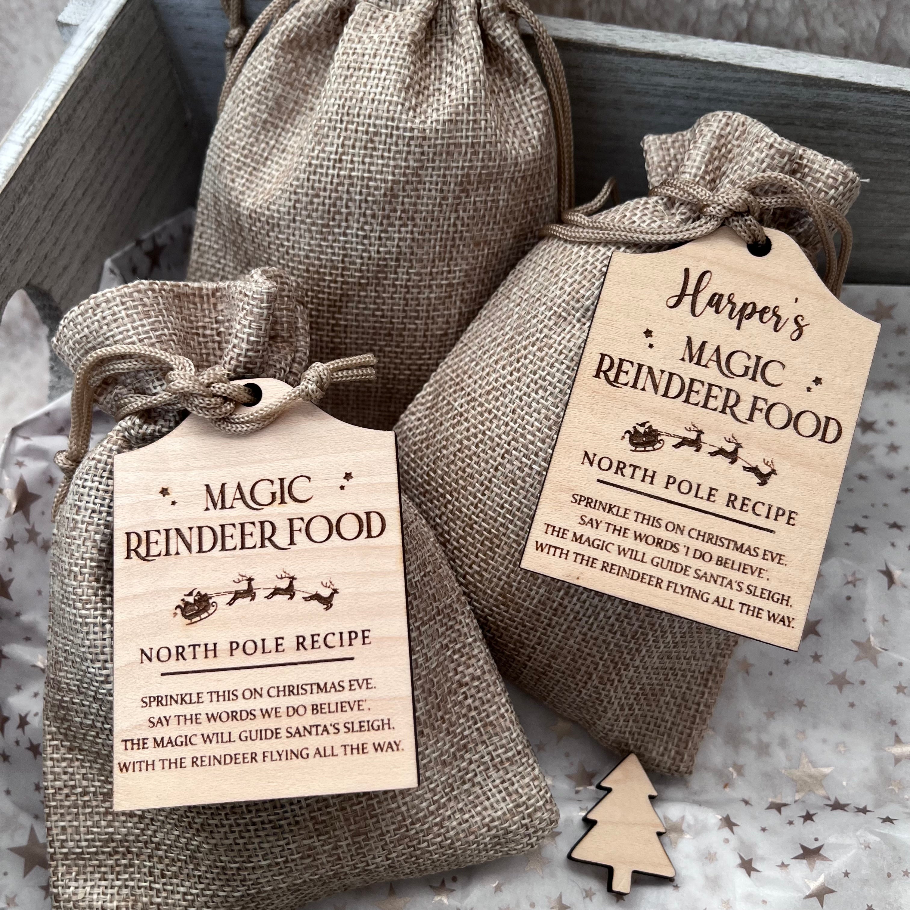 Personalised Magic Reindeer Food - Traditional – Heartmadebykirsty