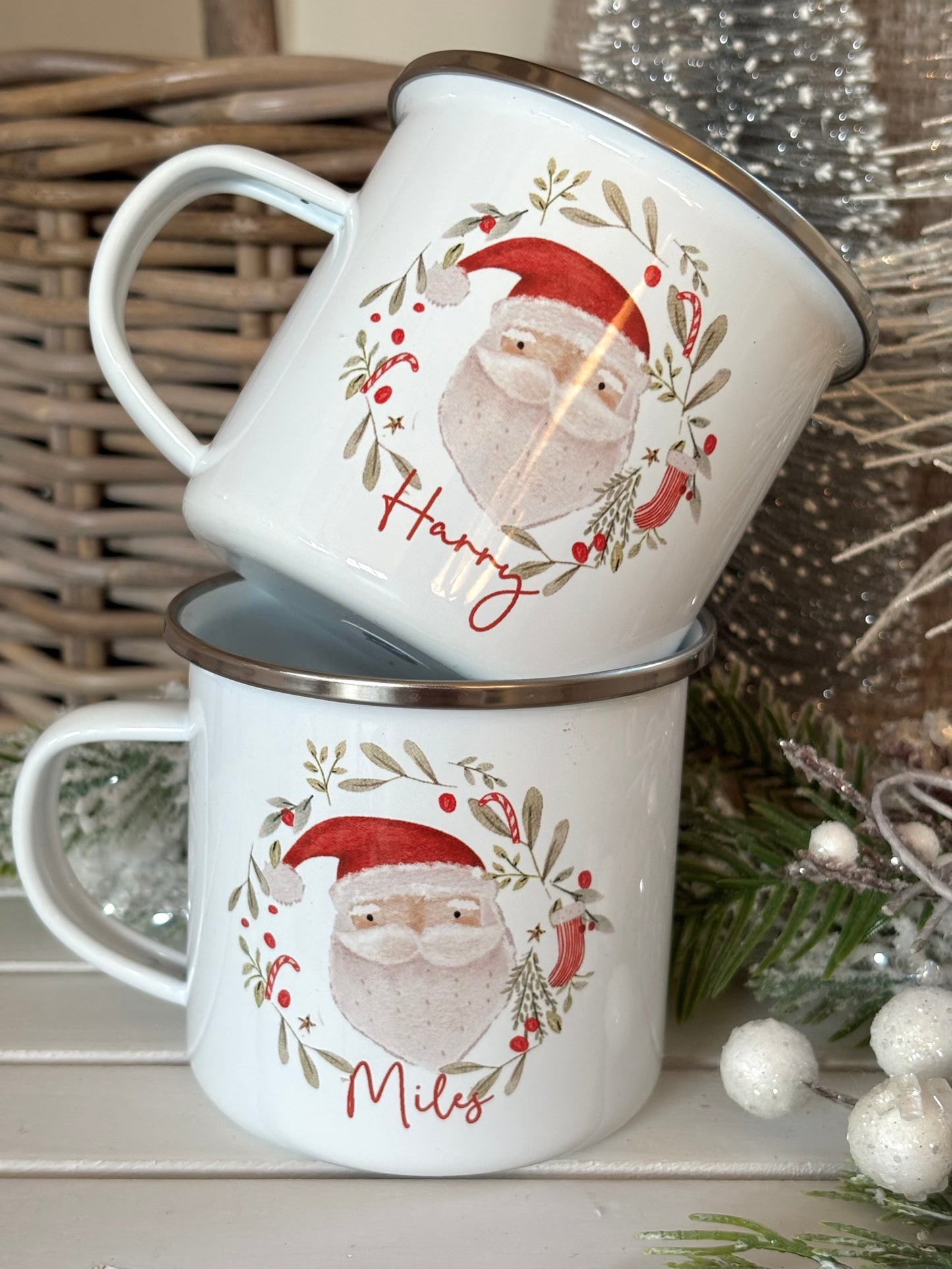 Personalised Santa Mug & Treat Bag