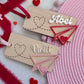 Valentines Paper Plane Tag