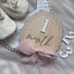 Ribbon Scallop Monthly Milestone Markers Set