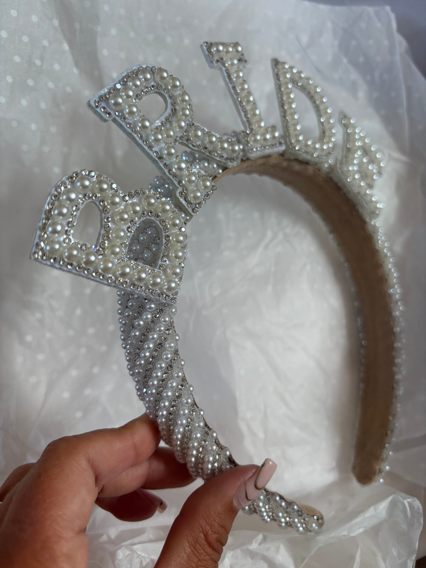 Bride Pearl Headband