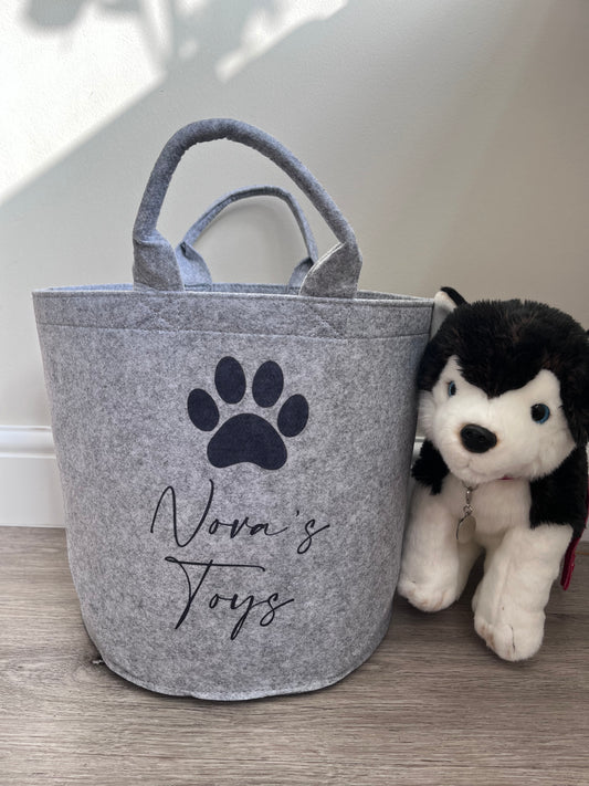 Personalised Pet Storage Trug