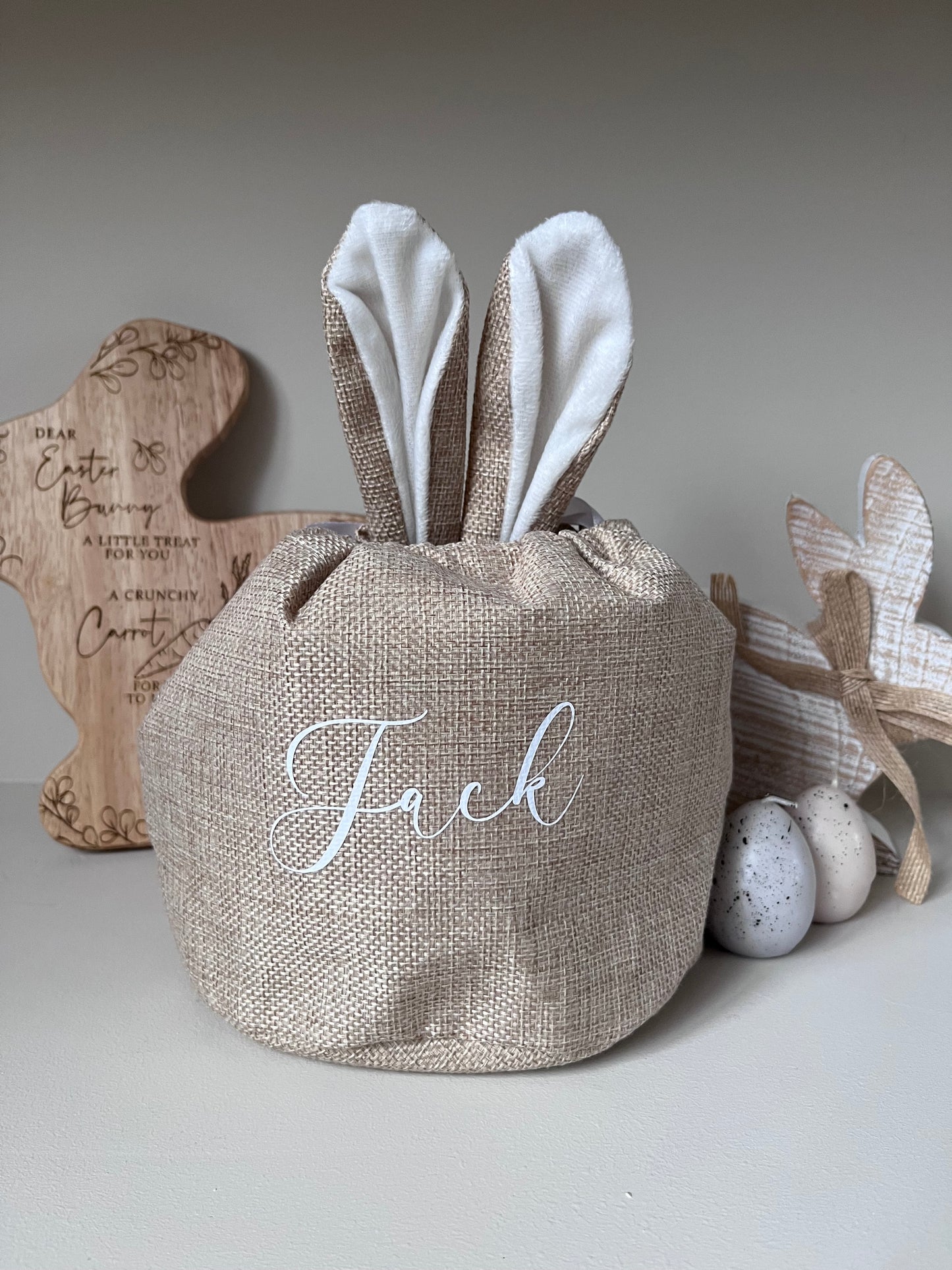 Jute Bunny Bags