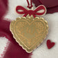 Gold Locket Heart Tag