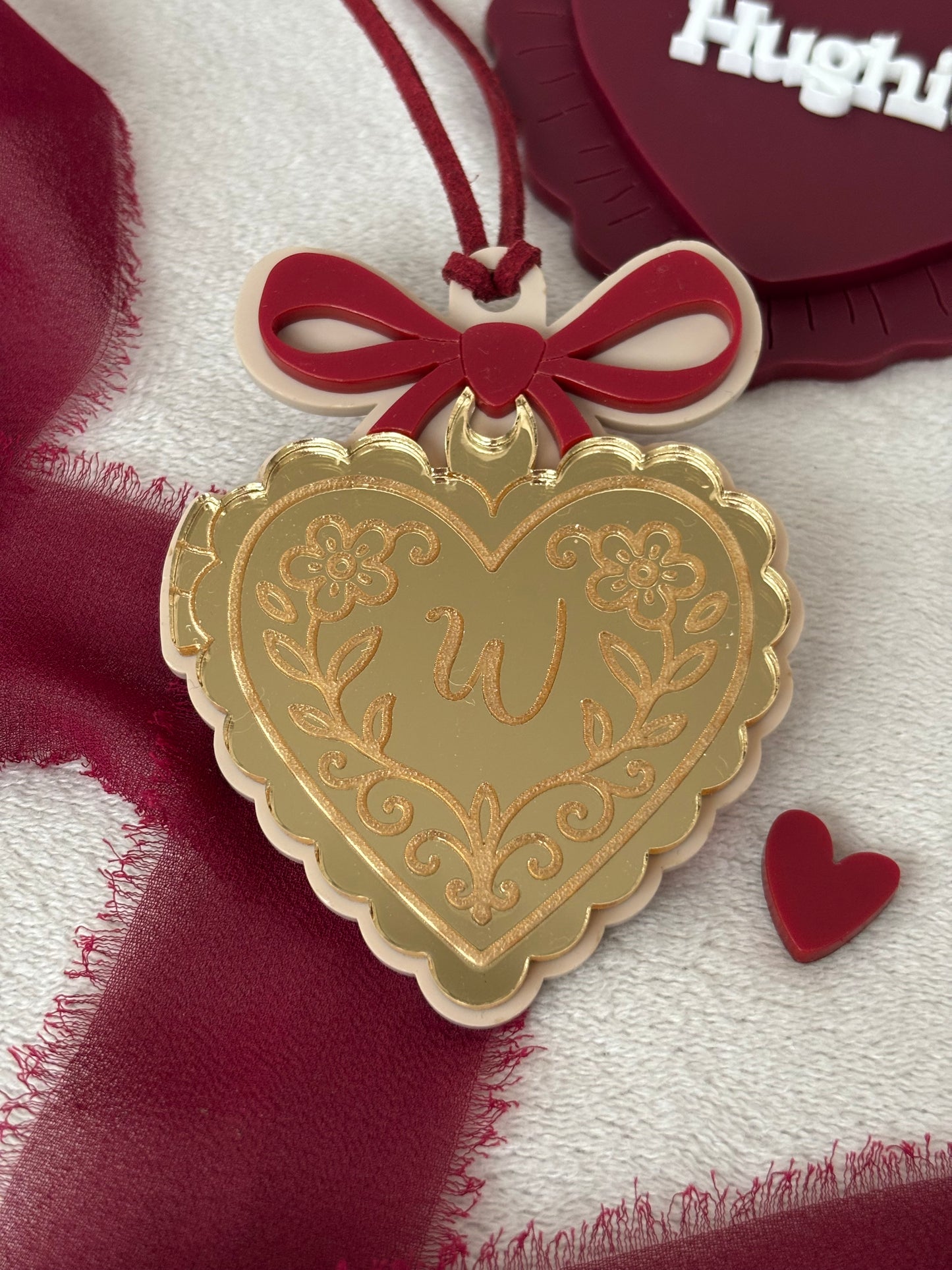 Gold Locket Heart Tag