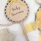 Personalised Wooden Cake Topper - Bow